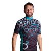 Pánský cyklodres se stříbrem HEXA BLACK