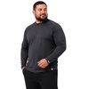 Pánské termoregulační tričko raglán nanosilver, ultralight 139g antracitová