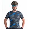 Pánský e-bike dres se stříbrem BLOCKS