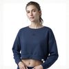 Dámská crop mikina nanosilver Classic tmavě modrá