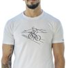 Pánské tričko nanosilver BIKER bílá