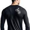 Pánské tričko nanosilver dlouhý rukáv potisk MOTO