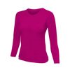 vínová triko dlouhý rukáv nanosilver dámské