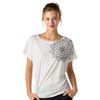 Dámské tričko nanosilver BAT potisk FLORAL - vhodné na jógu