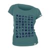 Dámské tričko nanosilver TRAVEL  smaragdová