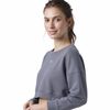 Dámská crop mikina nanosilver Classic šedá
