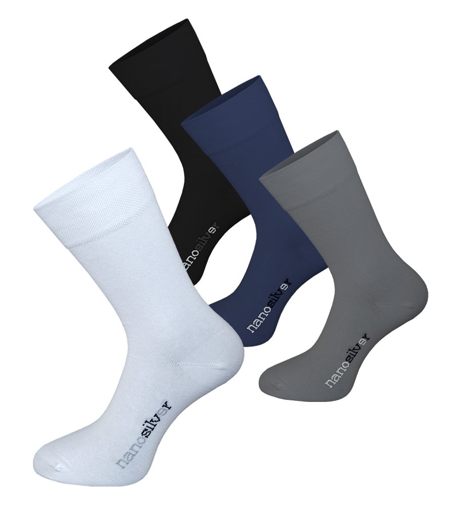 Společenské ponožky se stříbrem nanosilver | Komfort pro vaše tělo a okolí  - nanosilver.cz