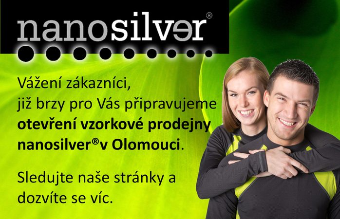 Připravujeme vzorkovou prodejnu nanosilver® v Olomouci