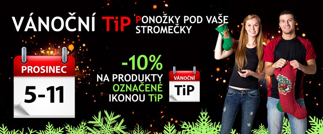 Sleva 10% na ponožky!