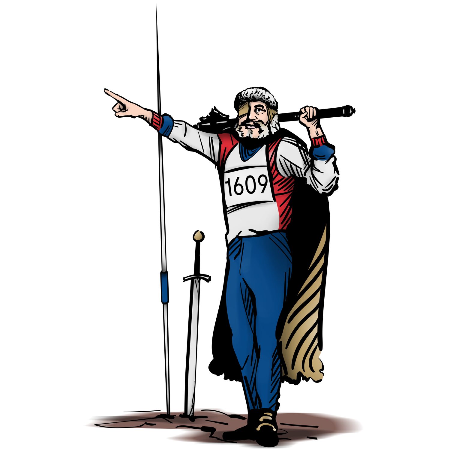 Detail: Rek s oštěpem & Husitský stratég