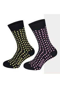 Společenské ponožky s puntíky