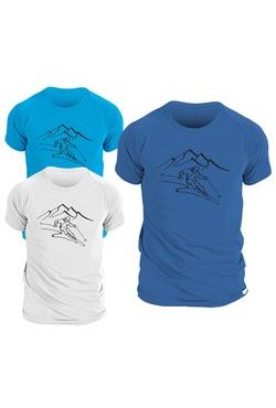 Pánské triko nanosilver SKIER