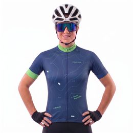 Dámský cyklodres s krátkým zipem Contour