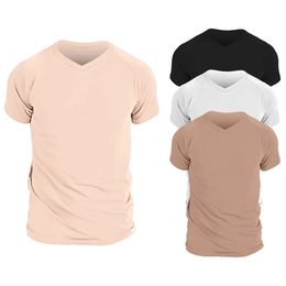 Pánské triko nanosilver, s výstřihem do V