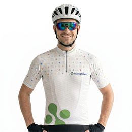 cyklodres nanosilver SPORTS white