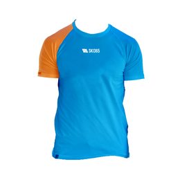 Pánské triko SKI365 oranžový rukáv