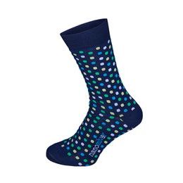 Společenské ponožky s  barevnými puntíky