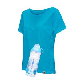 Set na jogu - dámské tričko nanosilver BAT Classic a láhev na pití