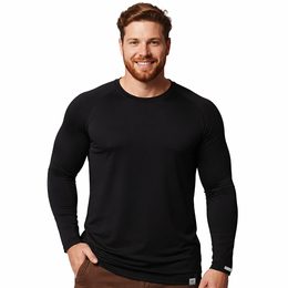Pánské tričko nanosilver dlouhý rukáv MAX  černá