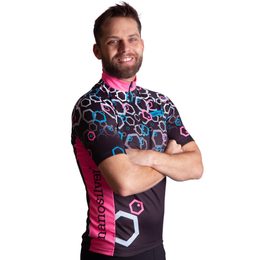 Dámský cyklodres se stříbrem HEXA BLACK