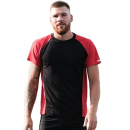 Pánské sportovní triko s boční vsadkou nanosilver + Coolmax