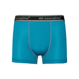 Boxerky nanosilver s gumou ultralight tyrkys