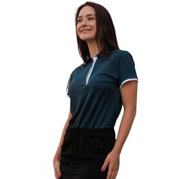 Dámská polokošile ACTIVE tmavě modrá/bílá