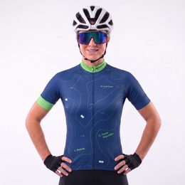 Dámský cyklodres s krátkým zipem Contour