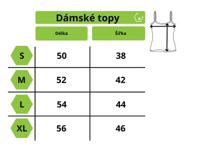 dámský top nanosilver