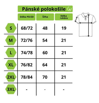 pánská polokošile nanosilver