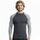 Pánské termo triko raglán nanosilver  antacitově šedá/šedá