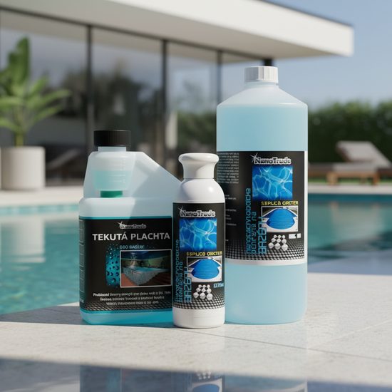 Tekutá plachta na bazény - neviditelná ochrana vnitřních i venkovních bazénů