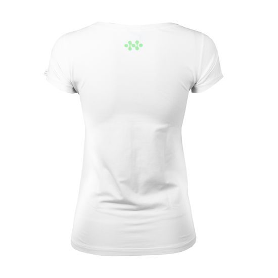 Dámské triko nanosilver - potisk logo - NOVÉ bílé