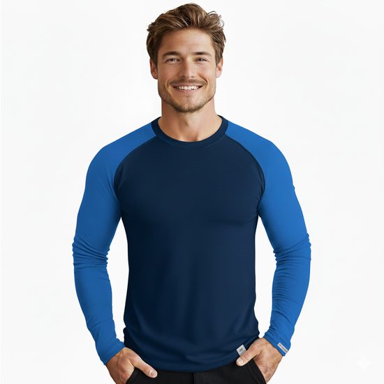 Tričko nanosilver Classic Combi s dlouhým rukávem