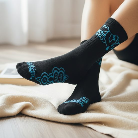 Dámské ponožky FLOWER s Merino vlnou