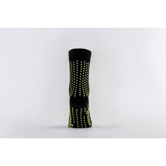 Společenské ponožky žluté puntík 08