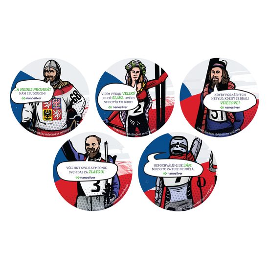 Nálepka významné osobnosti české historie a sportu LEGENDY winter