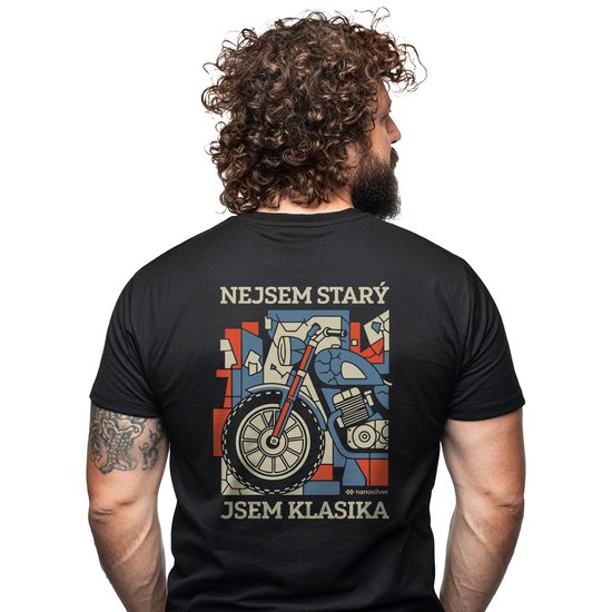 Pánské tričko nanosilver JSEM KLASIKA