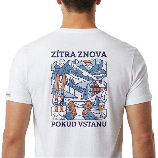 Pánské tričko nanosilver ZÍTRA ZNOVA ski