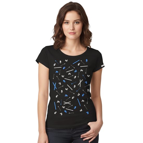 Dámské tričko nanosilver SKI černé