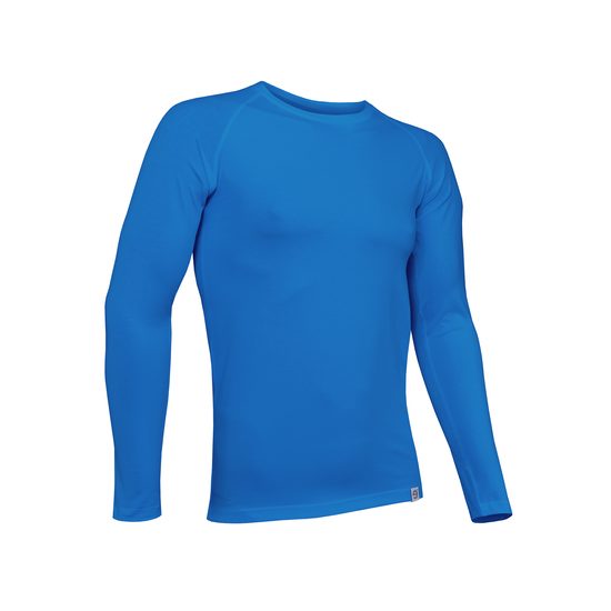 Pánské triko nanosilver dlouhý rukáv královská modrá