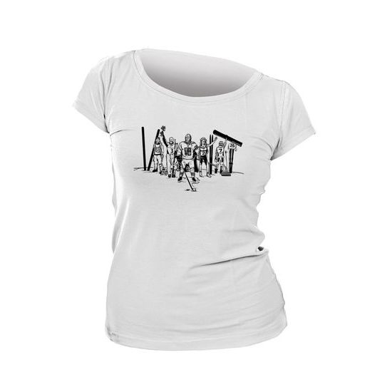 Dámské tričko OLYMP nanosilver, krátký rukáv bílá