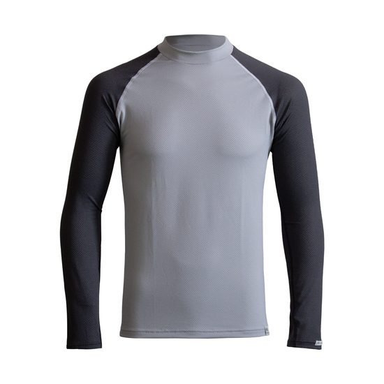 Pánské termo triko raglán nanosilver šedá/antrcitově šedá