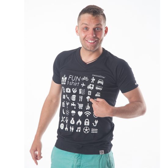 Pánské tričko nanosilver TRAVEL fun