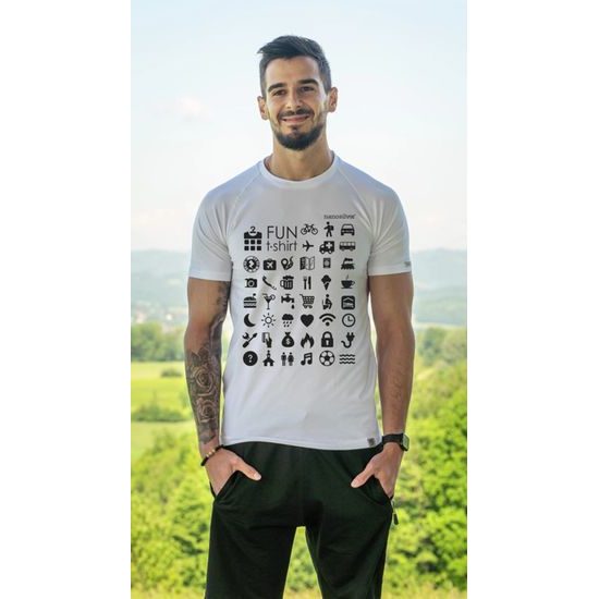 Pánské triko TRAVEL Classic bílé