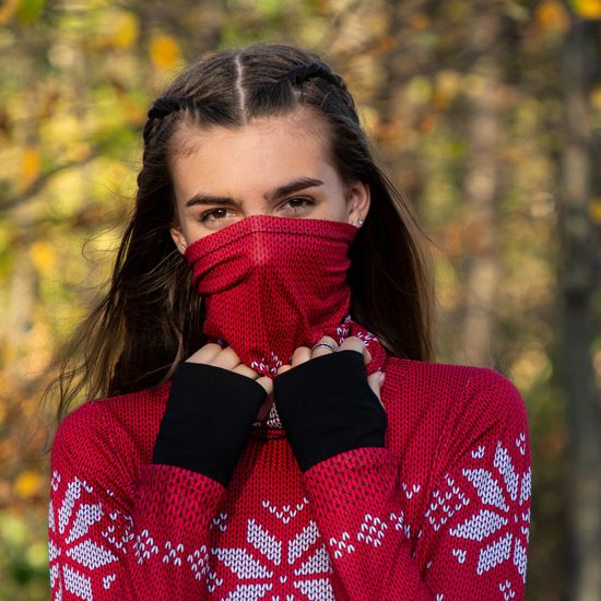 Dámské termo triko s potiskem norský svetr