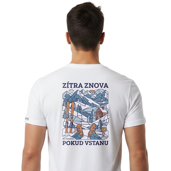 Pánské tričko nanosilver ZÍTRA ZNOVU NA LYŽE