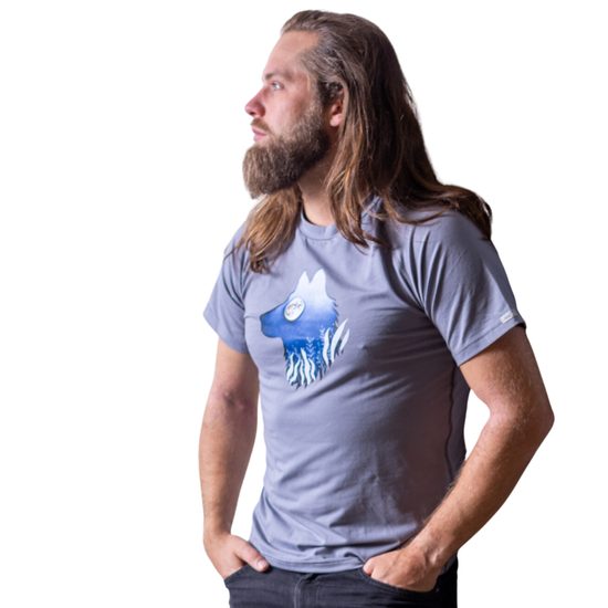 Pánské tričko nanosilver WOLF krátký rukáv