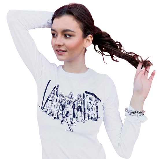 Dámské tričko LEGENDY Winter nanosilver, dlouhý rukáv