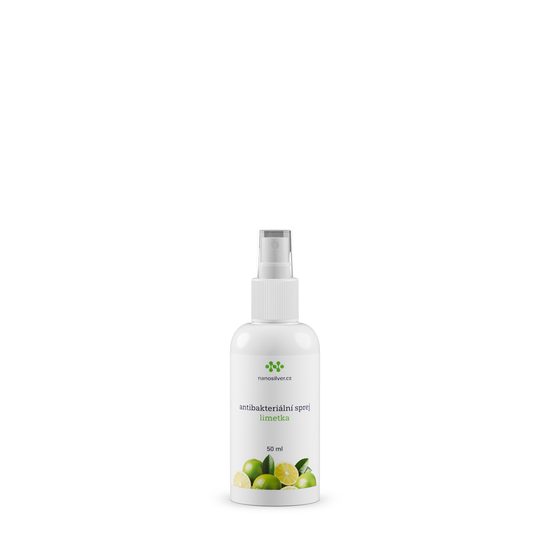 Antibakteriální sprej nanosilver s vůni limetky 50 ml